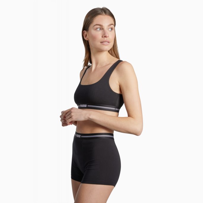 Svart Puma På Tilbud Boksershorts Dame 2 Stk
