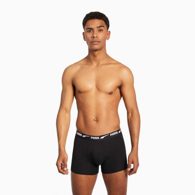 Puma På Tilbud Formstrip Boksershorts Herre 2-pakning Rød Combo