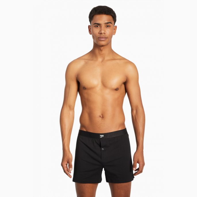 Puma På Tilbud Loose Fit Jersey Boxershorts Herre 2 Pack Skog