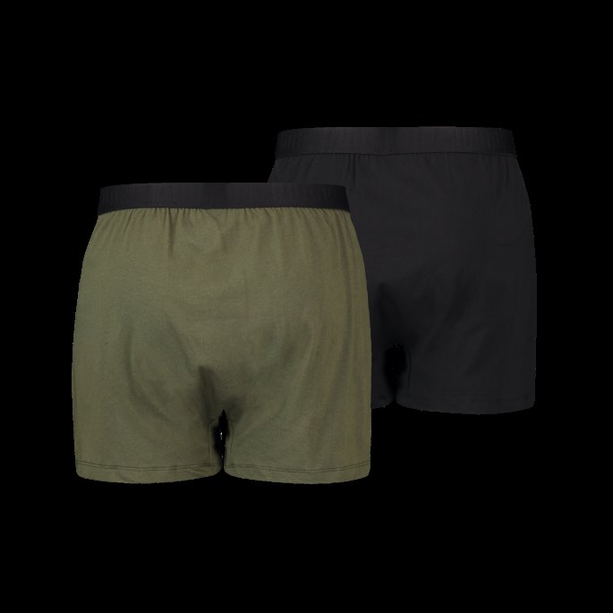 Puma På Tilbud Loose Fit Jersey Boxershorts Herre 2 Pack Skog