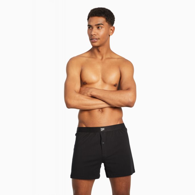 Puma På Tilbud Loose Fit Jersey Boxershorts Herre 2 Pack Fallskjermhopper