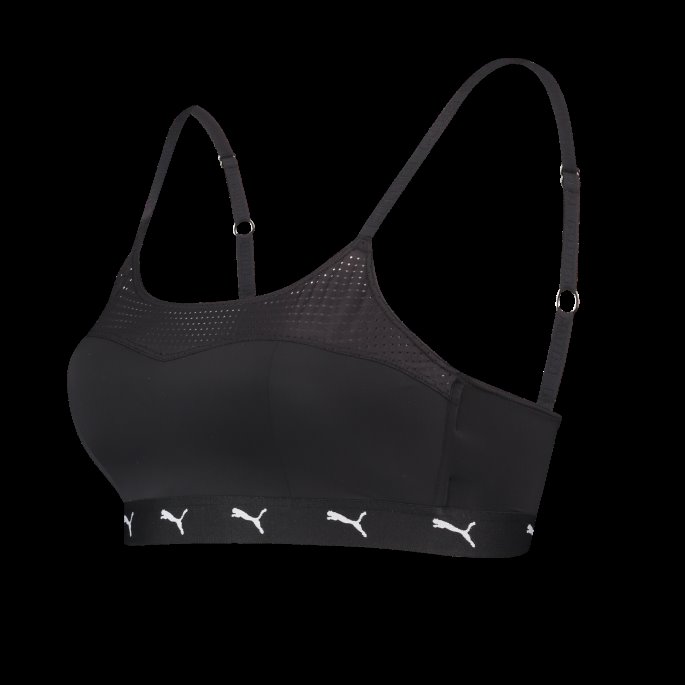 Puma På Tilbud Polstret Sporty Topp Dame Svart
