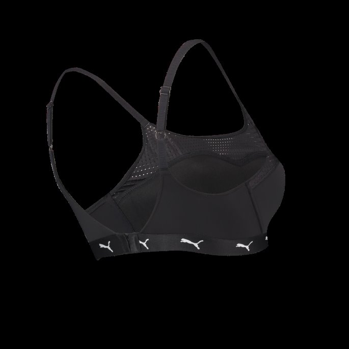 Puma På Tilbud Polstret Sporty Topp Dame Svart