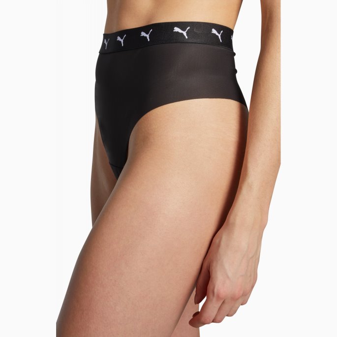 Puma På Tilbud Høy Midje Sporty Streng Kvinner 2 Pack Svart